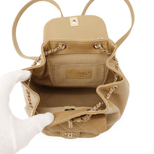 Load image into Gallery viewer, CHANEL Matelasse Backpack BeigeAS2908 Lambskin
