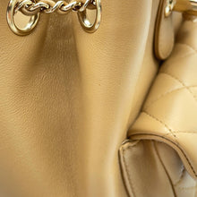 Load image into Gallery viewer, CHANEL Matelasse Backpack BeigeAS2908 Lambskin
