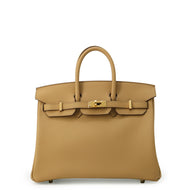 HERMES Birkin Biscuit Swift Leather Size 25