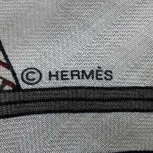 将图像加载到图库查看器中，HERMES Triangle Jean Whip and Grip White/Caramel/Anthracite Cashmere70% Silk30%
