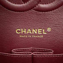Load image into Gallery viewer, CHANEL Matelasse W Flap ChainShoulder Bag BlackA01112 Caviar Leather Size 25
