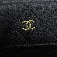 Load image into Gallery viewer, CHANEL Small flap wallet BlackAP4951 Calf Leather
