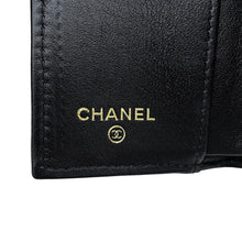 Load image into Gallery viewer, CHANEL Small flap wallet BlackAP4951 Calf Leather
