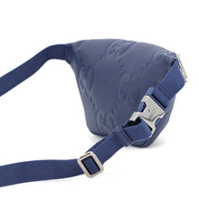 Load image into Gallery viewer, GUCCI GG embossed crossbody bag Navy658582 Leather
