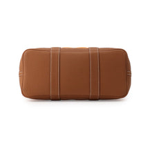 将图像加载到图库查看器中，HERMES Garden Party Apricot/Gold Toile Military Negonda Leather Size TPM
