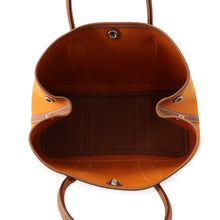 将图像加载到图库查看器中，HERMES Garden Party Apricot/Gold Toile Military Negonda Leather Size TPM
