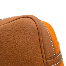 将图像加载到图库查看器中，HERMES Garden Party Apricot/Gold Toile Military Negonda Leather Size TPM
