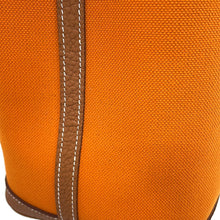 Load image into Gallery viewer, HERMES Garden Party Apricot/Gold Toile Military Negonda Leather Size TPM
