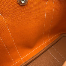 将图像加载到图库查看器中，HERMES Garden Party Apricot/Gold Toile Military Negonda Leather Size TPM
