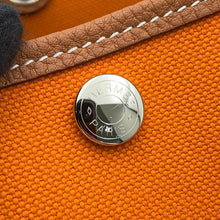 Load image into Gallery viewer, HERMES Garden Party Apricot/Gold Toile Military Negonda Leather Size TPM
