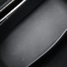 将图像加载到图库查看器中，HERMES Kelly Sellier Black/Ecru Swift Leather Toile H Size 25
