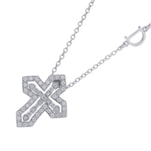 将图像加载到图库查看器中，Damiani Belle Epoque Crown Necklace Size S20089078 18K White Gold
