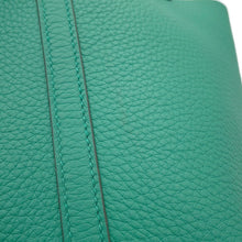 将图像加载到图库查看器中，HERMES Picotin Lock Vert Jade Taurillon Clemence Size PM
