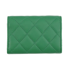 Load image into Gallery viewer, CHANEL Classic Small flap wallet GreenAP0230 Lambskin
