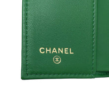 Load image into Gallery viewer, CHANEL Classic Small flap wallet GreenAP0230 Lambskin
