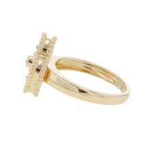 Load image into Gallery viewer, Van Cleef &amp; Arpels Vintage Alhambra Ring Size 53/#13VCARA41153/VCARA41100 18K Yellow Gold
