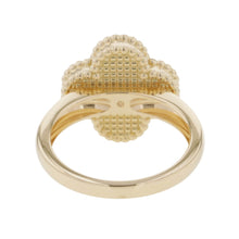 Load image into Gallery viewer, Van Cleef &amp; Arpels Vintage Alhambra Ring Size 53/#13VCARA41153/VCARA41100 18K Yellow Gold

