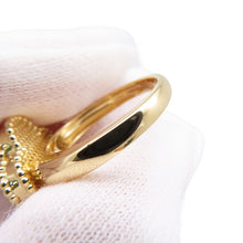 Load image into Gallery viewer, Van Cleef &amp; Arpels Vintage Alhambra Ring Size 53/#13VCARA41153/VCARA41100 18K Yellow Gold
