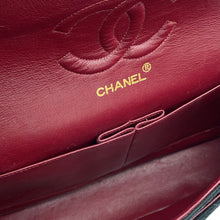 Load image into Gallery viewer, CHANEL Matelasse W Flap ChainShoulder Bag BlackA01112 CottonJersy Size 25
