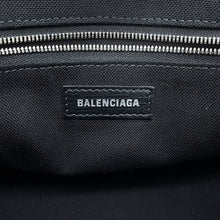 将图像加载到图库查看器中，BALENCIAGA Biarritz Tote Bag Black834501 Canvas Leather Size Small
