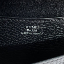 Load image into Gallery viewer, HERMES Dogon Long Wallet Black Taurillon Clemence
