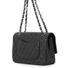 Load image into Gallery viewer, CHANEL Matelasse W Flap ChainShoulder Bag BlackA01112 Caviar Leather Size 25
