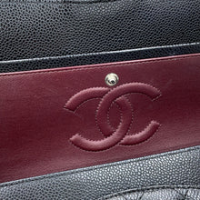 Load image into Gallery viewer, CHANEL Matelasse W Flap ChainShoulder Bag BlackA01112 Caviar Leather Size 25
