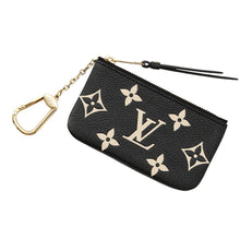 将图像加载到图库查看器中，LOUIS VUITTON Pochette Cles NoirM28790 Monogram Empreinte Leather
