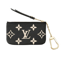 将图像加载到图库查看器中，LOUIS VUITTON Pochette Cles NoirM28790 Monogram Empreinte Leather

