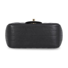 Load image into Gallery viewer, CHANEL Chevron ChainShoulder Bag BlackA35200 Lambskin Size 18

