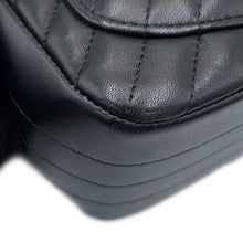 Load image into Gallery viewer, CHANEL Chevron ChainShoulder Bag BlackA35200 Lambskin Size 18
