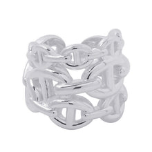 Load image into Gallery viewer, HERMES Chaine d'Ancre Anchene Ring Size GM/51/#11 SV925
