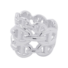 Load image into Gallery viewer, HERMES Chaine d'Ancre Anchene Ring Size GM/51/#11 SV925
