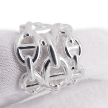 Load image into Gallery viewer, HERMES Chaine d'Ancre Anchene Ring Size GM/51/#11 SV925
