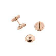 Load image into Gallery viewer, HERMES Ex Libris Earrings Size TPM 18K Pink Gold
