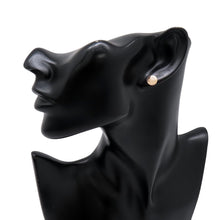 Load image into Gallery viewer, HERMES Ex Libris Earrings Size TPM 18K Pink Gold
