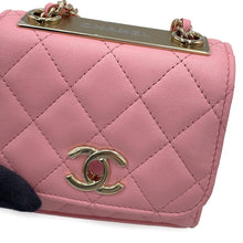 Load image into Gallery viewer, CHANEL Trendy CC Chain Wallet PinkA81633 Lambskin
