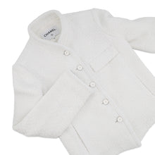 Load image into Gallery viewer, CHANEL Tweed Jacket Size 34 WhiteP81150 V74037 00100 Cotton 59% Acryl 19% Polyester 11% Polyamide 11%
