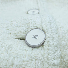 Load image into Gallery viewer, CHANEL Tweed Jacket Size 34 WhiteP81150 V74037 00100 Cotton 59% Acryl 19% Polyester 11% Polyamide 11%
