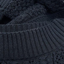 Load image into Gallery viewer, CHANEL CC Logo Button Coco Beach Knit Size 36 BlackP76924 K11083 94305 Cotton 100%
