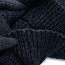 Load image into Gallery viewer, CHANEL CC Logo Button Coco Beach Knit Size 36 BlackP76924 K11083 94305 Cotton 100%
