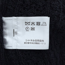 Load image into Gallery viewer, CHANEL CC Logo Button Coco Beach Knit Size 36 BlackP76924 K11083 94305 Cotton 100%
