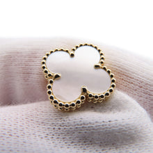 将图像加载到图库查看器中，Van Cleef &amp; Arpels Vintage Alhambra EarringVCARA44100 18K Yellow Gold
