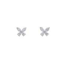 Load image into Gallery viewer, GRAFF Classic Butterfly Diamond Petit Stud EarringsRGE1855 18K White Gold
