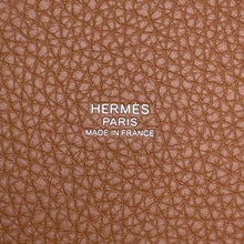 Load image into Gallery viewer, HERMES Picotin Lock Casaque2 Orange/Cuivre/Gold Taurillon Clemence Size PM
