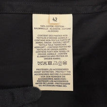 将图像加载到图库查看器中，HERMES Long flared elastic dress Size 42 Black Cotton100%
