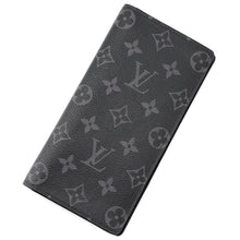 Load image into Gallery viewer, LOUIS VUITTON Portefeuille Brazza NoirM61697 Monogram Eclipse
