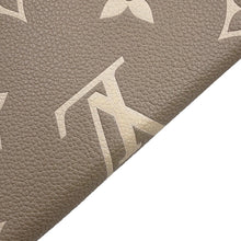 将图像加载到图库查看器中，LOUIS VUITTON Portefeuille Sarah NM Tourterelle/ClaimM81049 Bicolor Monogram Empreinte Leather
