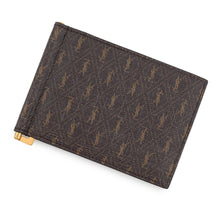 将图像加载到图库查看器中，SAINT LAURENT PARIS Money clip wallet Brown647153 Leather

