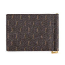 将图像加载到图库查看器中，SAINT LAURENT PARIS Money clip wallet Brown647153 Leather

